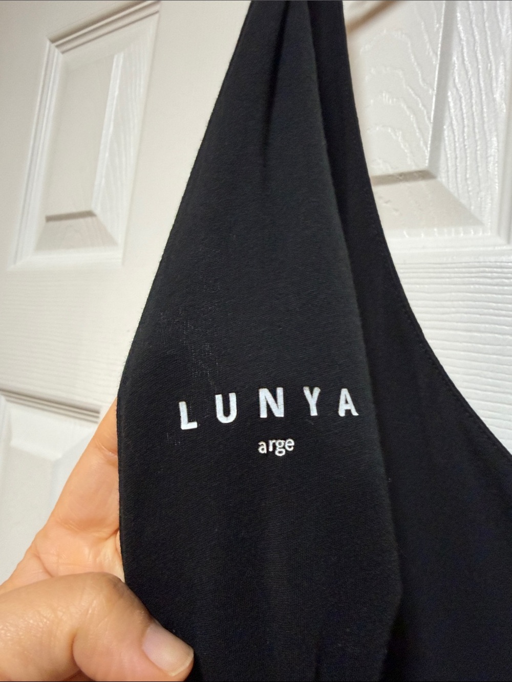 Lunya Black Romper Jumpsuit - Size Large - Picture 8 of 9